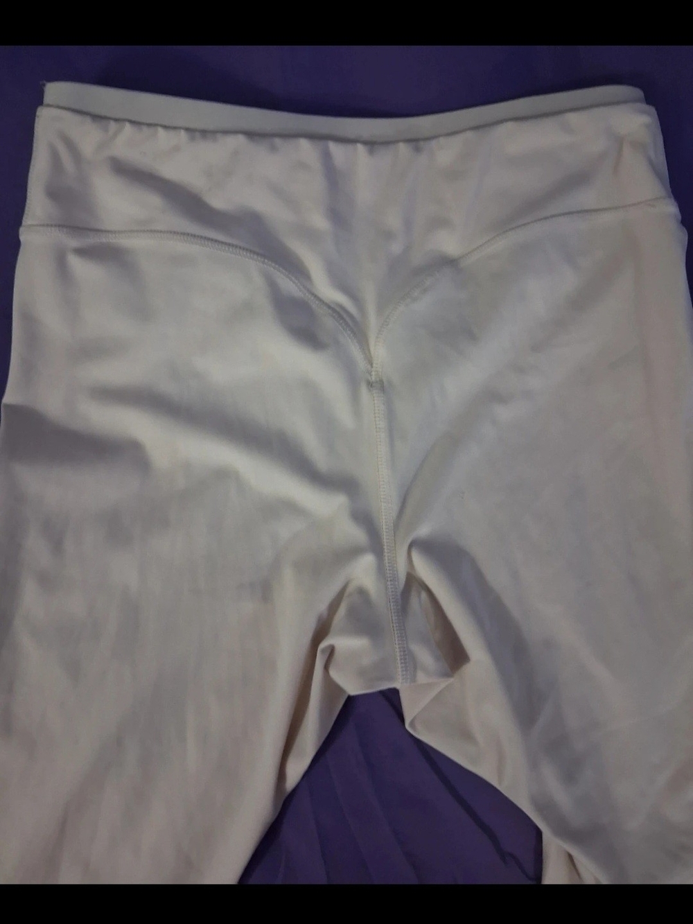 Adidas Light Pink Athletic Leggings with Branded Logo - Picture 4 of 5